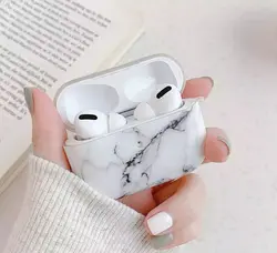 کیس ایرپاد ماربل سیاه و سفید