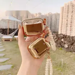 کاور ایرپاد گلدن همراه بند مرواریدی