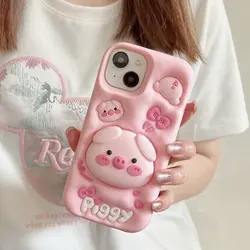 قاب آیفون piggy پاپ سوکتی - jijstore جیج استور