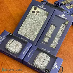 ست قاب-کیس ایرپاد و بند اپل واچ سواروسکی swarovski