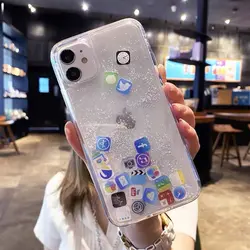 قاب آیفون آکواریومی لوگو شبکه اجتماعی