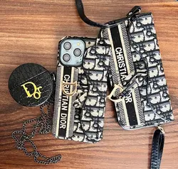 کاور ایرپاد Dior پنکیکی همراه زنجیر