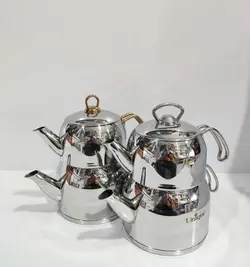 کتری و قوری روهمی استیل مارک یونیک اصل مدل :۷۲۷۶