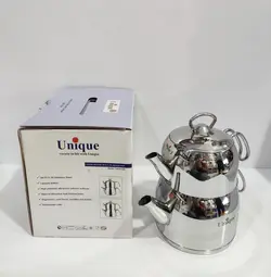 کتری و قوری روهمی استیل مارک یونیک اصل مدل :۷۲۷۶