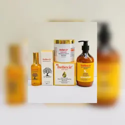 شامپو بدون سولفات بلکسیر حاوی روغن آرگان پروتئین کراتین و بوتاکس belexir