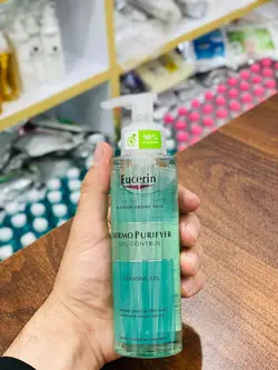 ⭕ ژل شستشوی اوسرین EUCERIN مدل درما پوریفایر DERMO PURIFYER حجم 200 میل | پوست چرب و جوش دار