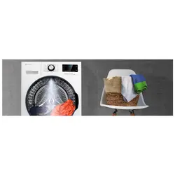 ماشین لباسشویی اسنوا مدل SWM-84606 ظرفیت ۸ کیلوگرم کد:12759