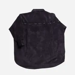 اورشرت مخمل کبریتی نوار گلدار