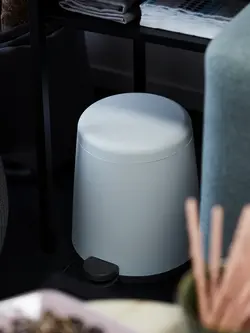 سطل پدال دار آیکیا مدل SNÄPP سفید