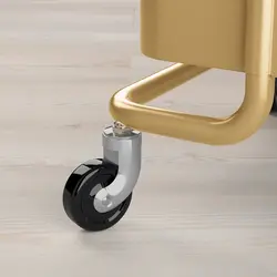 ترولی آیکیا مدل RÅSKOG رنگ زرد