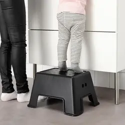 چهارپایه حمام ایکیا مدل BOLMEN مشکی