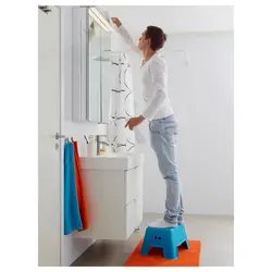 چهارپایه حمام ایکیا مدل BOLMEN آبی