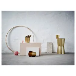 گلدان گیاه طلایی آیکیا مدل DAIDAI کوچک