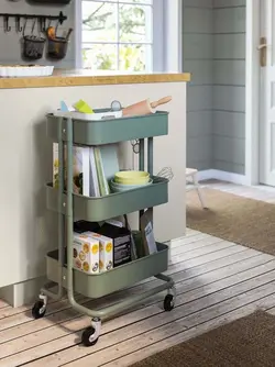 ترولی آیکیا مدل RÅSKOG رنگ سبز