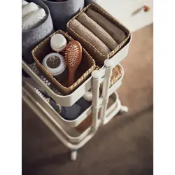 ترولی آیکیا مدل RÅSKOG رنگ سفید