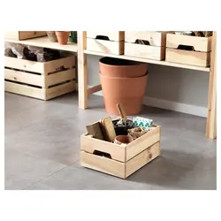 جعبه چوبی ایکیا مدل KNAGGLIG