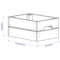 جعبه چوبی ایکیا مدل KNAGGLIG