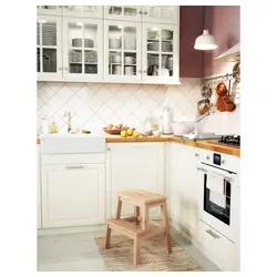 چهارپایه چوبی ایکیا مدل BEKVÄM
