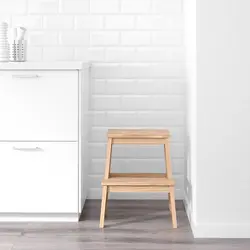 چهارپایه چوبی ایکیا مدل BEKVÄM