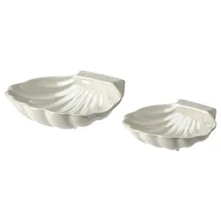 ست دو عددی صدف تزئینی آیکیا مدل NYFÅNGAD