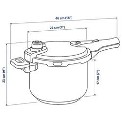 زودپز 6 لیتری آیکیا مدل IKEA 365+