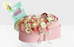 باکس گل نوزاد دختر