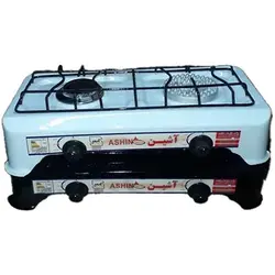اجاق گاز رومیزی لعابی مدل دو شعله برند آشین گاز - خونه کالا