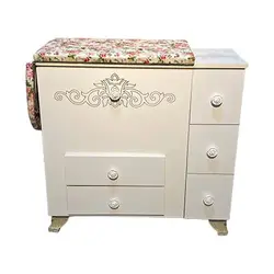 میز چرخ خیاطی دو کاره مدل آسانسوری همراه با صندلی - خونه کالا