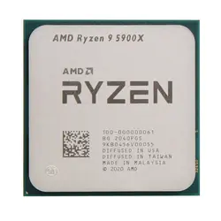 پردازنده مرکزی ای ام دی مدل Ryzen 9 5900X - بدون فن