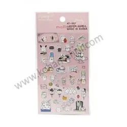 استیکر طرح مارشمالو فانی