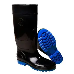 چکمه کار مردانه مشکی جاپا