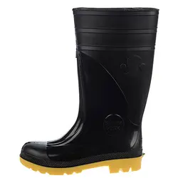 چکمه کار مردانه مشکی جاپا