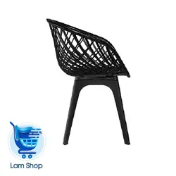 صندلی بامبو چهار پایه پلاستیکی BA520 بنیزان