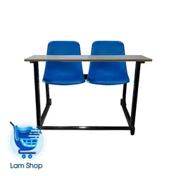 نیمکت متصل مدرسه ای ال ایکس TS402 بنیزان (دو نفره)