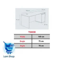 میز کارمندی ODT665B  نیلپر