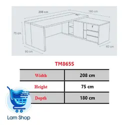 میز مدیریتی ODD865S نیلپر