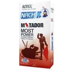 کاندوم خاردار و حلقوی کدکس مدل Matador بسته 12 عددی
