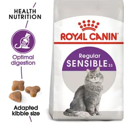 غذای خشک گربه سنسیبل رویال کنین 15 کیلویی – Royal Canin Sensible Cat 15kg
