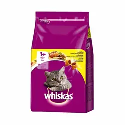 غذای مغزدار گربه با طعم مرغ و سبزیجات ویسکاس 1.4 کیلوگرم – Whiskas Adult Chicken 1.4kg