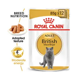 غذای پوچ گربه بریتیش رویال کنین پک 12 عددی – Royal Canin British Pouches 12 pack