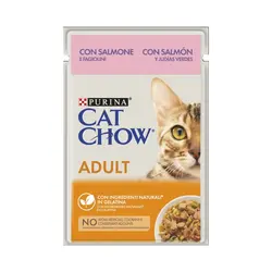 پوچ گربه ادالت کت چو با طعم سالمون و لوبیا سبز پورینا – Purina Cat Chow Adult Pouch With Salmon &amp; Green Beans