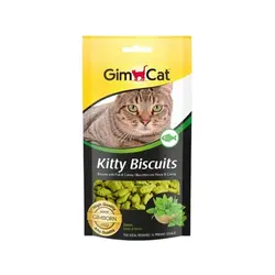 تشویقی بیسکویتی گربه با ماهی و کت نیپ جیم کت – GimCat Kitty Biscuits