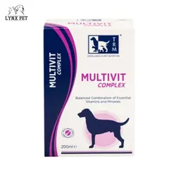 شربت مولتی ویتامین و مکمل غذایی سگ مولتی‌ویت کامپلکس برند تی‌آر‌ام – TRM Multivit Complex