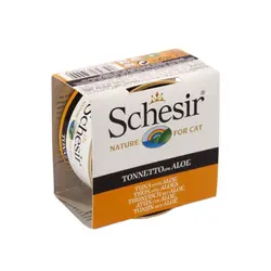 کنسرو گربه ماهی تن و آلوورا 85 گرمی شسیر – Schesir Tuna With Aloe