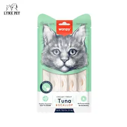 بستنی گربه با طعم تن و گوش ماهی ونپی – Wanpy Treat Tuna & Oyster