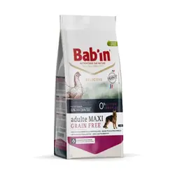غذای خشک بدون غلات سگ بالغ نژاد بزرگ برند بابین – Babin dry dog food adult maxi grain free chicken