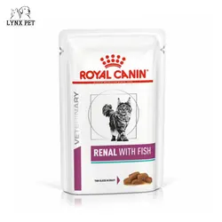 غذای پوچ رنال گربه با طعم ماهی رویال کنین – Royal Canin Renal With Fish Wet