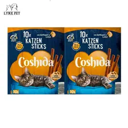 تشویقی مدادی گربه با طعم مرغ و جگر کوشیدا – Coshida Mit Geflugel &amp; Leber Cat Sticks