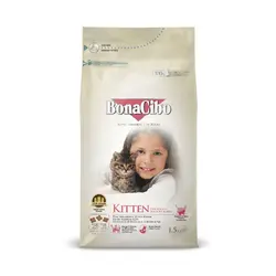 غذای بچه گربه با طعم مرغ و برنج بوناسیبو – Bonacibo Kitten Chicken &amp; Rice with Anchovy