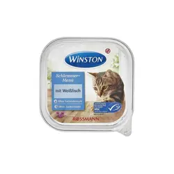 خوراک گربه وینستون طعم ماهی سفید – Winston White Fish Wet Food For Cats